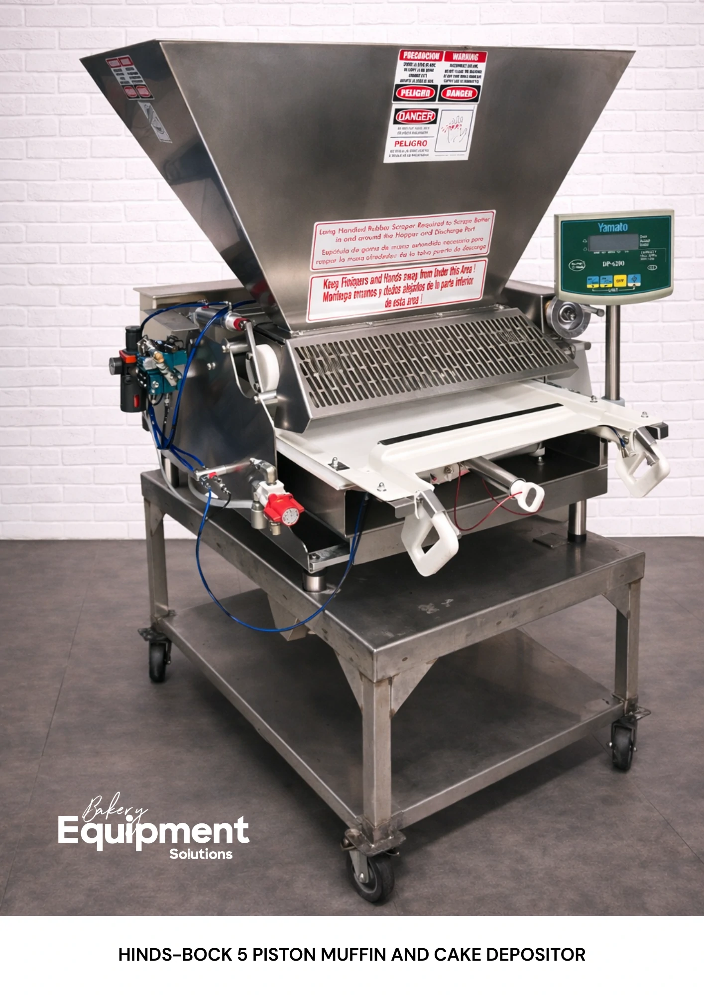 hinds bock 5 piston muffin cake depositor