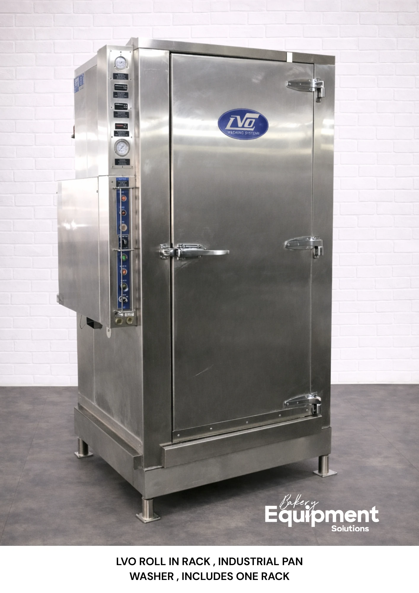 lvo roll in rack industrial pan washer