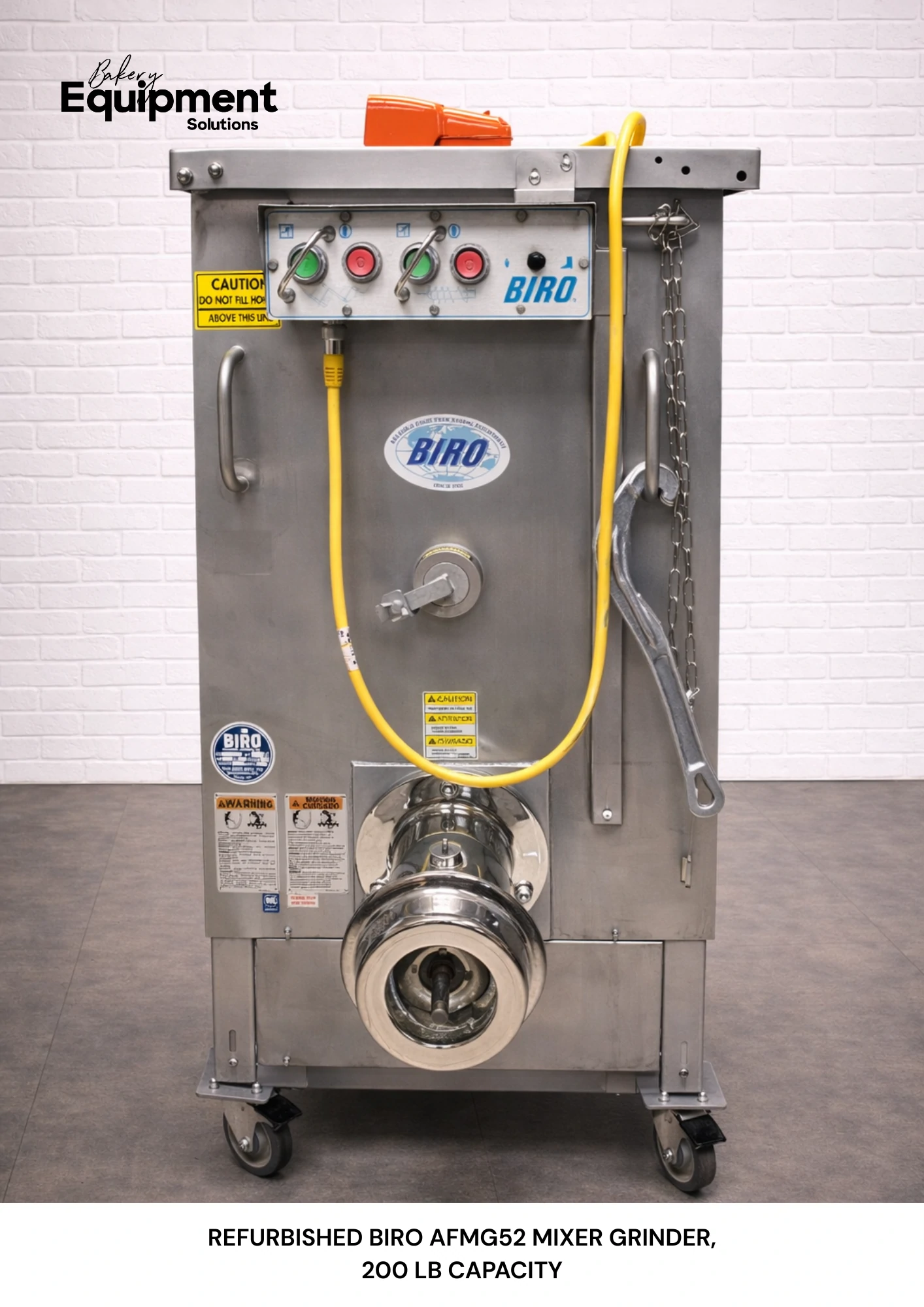 refurbished biro afmg52 mixer grinder 200lb